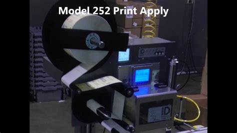 label printer applicator model 252 manual